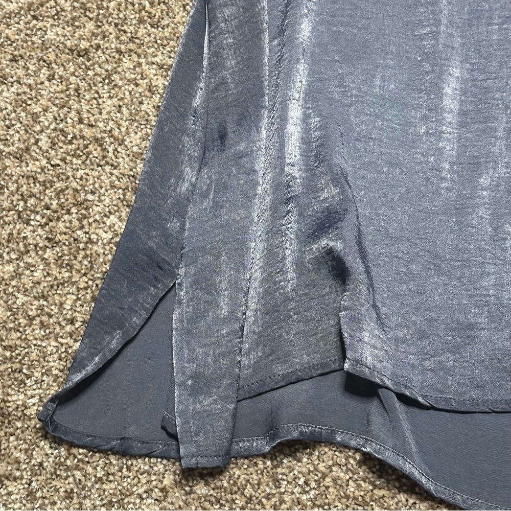Bobeau Shimmering Gray Camisole Top - Picture 3 of 10